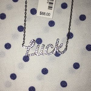 Henri Bendel silver necklace